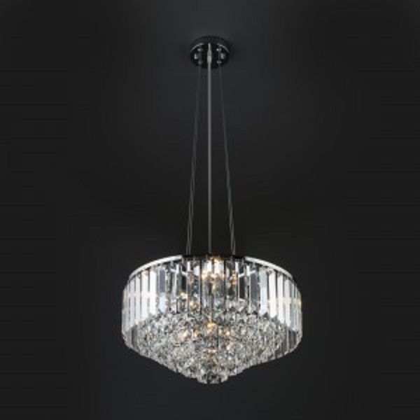 Люстра подвесная Strotskis Torreta 5x60 Вт E14 хром 10105/5 