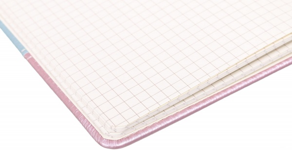 Книга для нотаток Geometry А5 рожево-бірюзовий