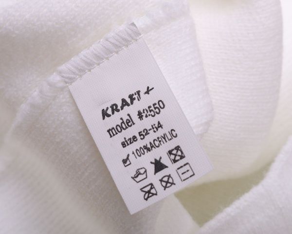 Шапочка дитяча для дівчинки Kraft+ арт. 2550 р.52-54 білий 