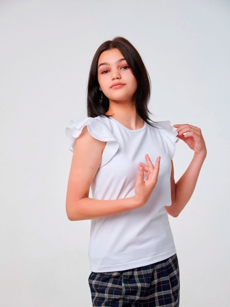 Блуза Smil р.158 белый 110696 