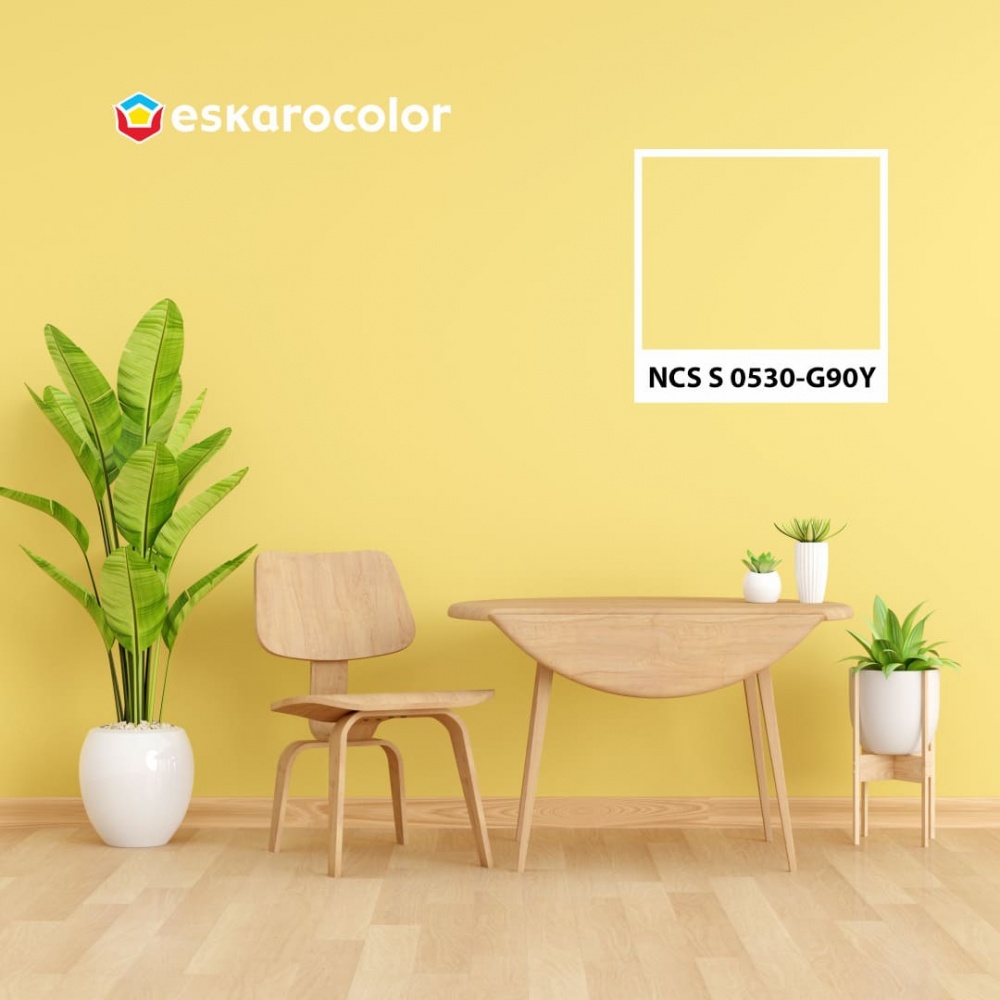 Фарба інтер'єрна акрилова Eskaro Akrit 5 Easyclean мат білий 9,5л 11,87кг