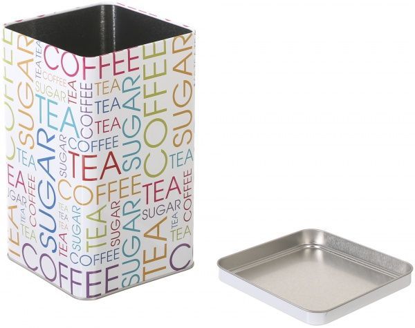 Банка с крышкой Coffee White 18x10,5 см