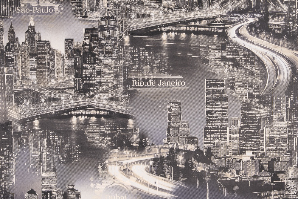 Шпалери паперові Слов'янські шпалери COLORIT Ріо 6600-04 0,53x10,05 м