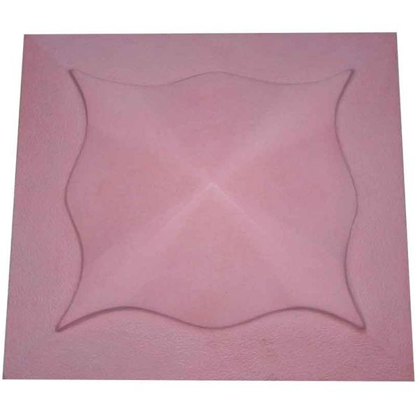 Кришка для колони 450x450x25 мм червона