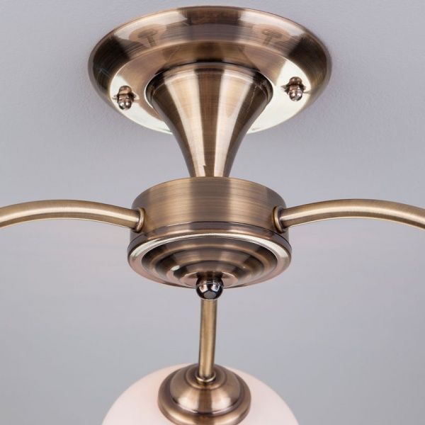 Люстра стельова Strotskis Cheryl 30118/3 3x60 Вт E27 антична бронза 