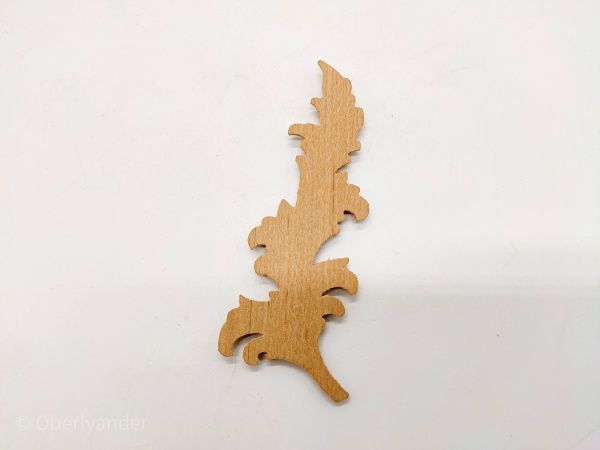 Декоративная панель деревянная угловая 2 шт. CN.26.90 38х90x3 мм 