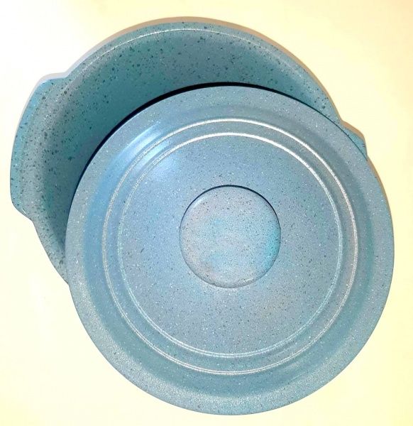 Каструля керамічна 2 л граніт блакитний V281