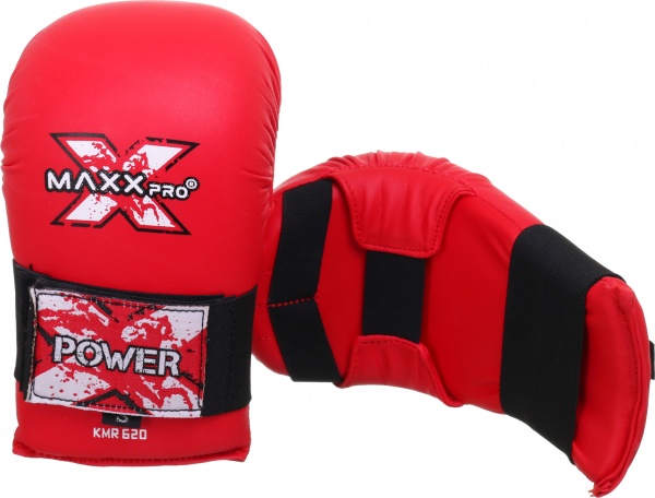 Перчатки для карате MaxxPro KMR-620 Soz красный
