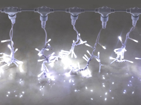 Декорация светодиодная LED гирлянда белая светодиодная (LED) 10 м 