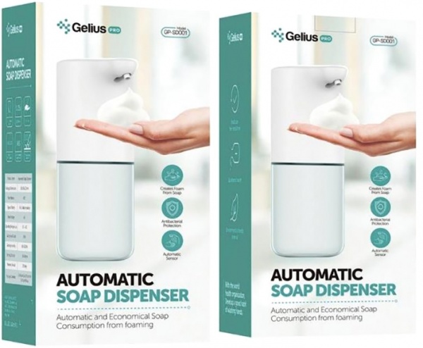 Дозатор автоматический Gelius для мыла ProAutomaticFoamSoapGP-SD001
