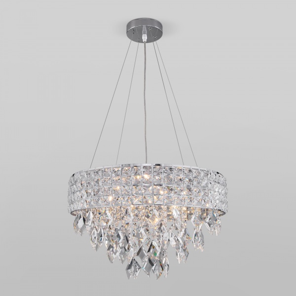 Підвіс Strotskis Kira 5x60 Вт E14 хром 10115/5 (хром) 