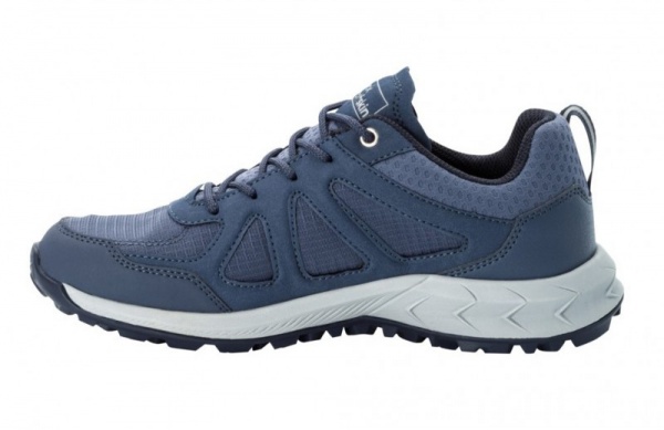 Кроссовки Jack Wolfskin WOODLAND 2 TEXAPORE LOW W 4051341_1388 р.37,5 UK 4,5 23,3 см серый
