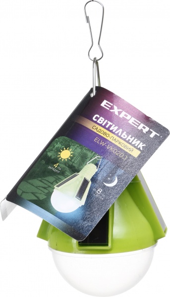 Светильник на солнечной батарее Expert 0,06 Вт IP44 зеленый ELW-VK020J 