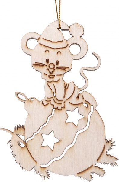 Підвіска Мишки на кулі 11,5 см 