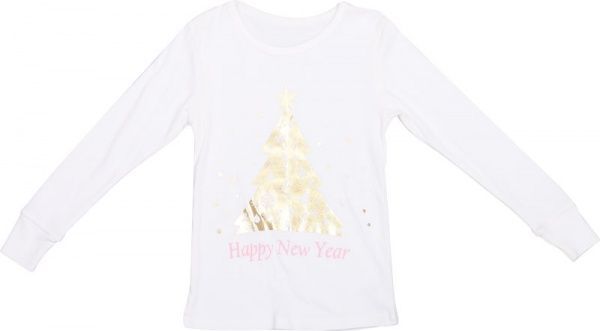 Пижама для девочек Фламинго р.128 молочный/розовый 30-1006 