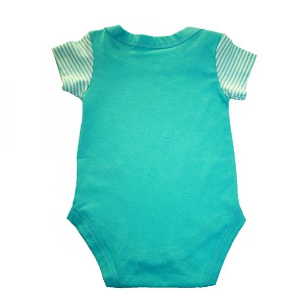 Боди детское Lucky tots р.68 голубой/в полоску 3Л 