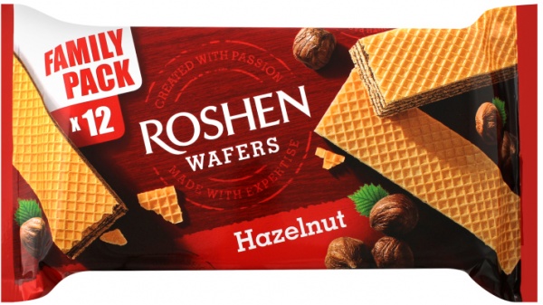 Вафли Roshen Wafers орех 11шт (4823077625626) 216 г 