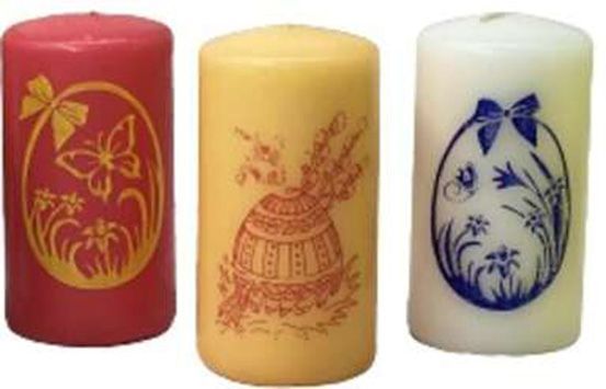 Свеча Пасхальная 50х90 мм в ассортименте Pako-If