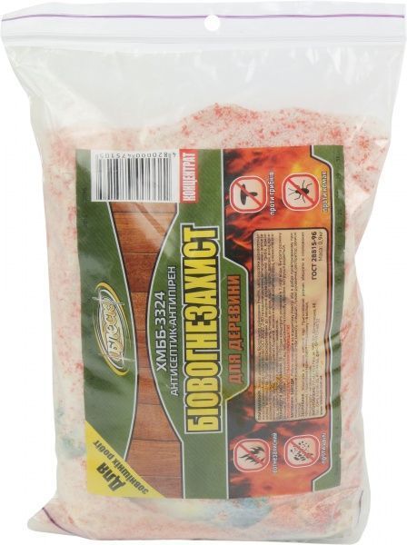 Вогнебіозахист Блеск ХМББ-3324 концентрат не створює плівки 0,9 кг