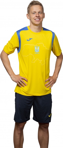 Футболка форми збірної України 2021 Joma Ukraine Official Replica T-shirt 101264.907 р.L жовтий