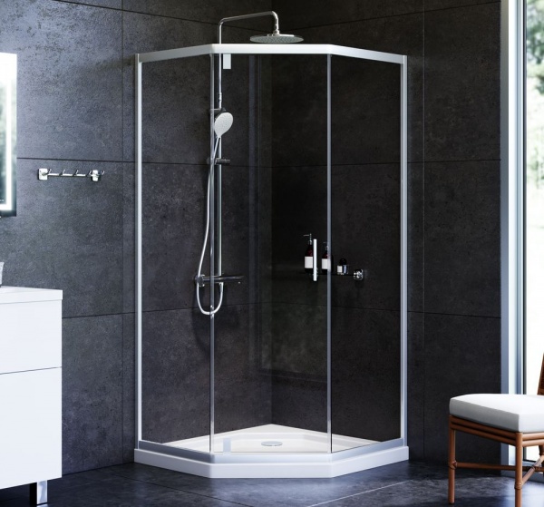 Душевое ограждение AM.PM Gem 5-corner Pivot 90 W90UG-405-090MT