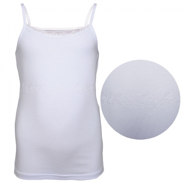 Майка для дівчаток GABBI MKD-19-1 візерунок р.128 білий 11747 