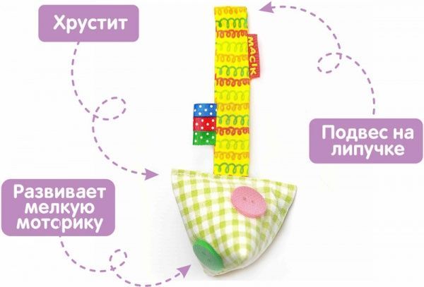 Игрушка-подвеска Macик Пуговицы МС 110603-03