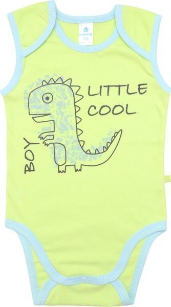Боди детское для мальчика Minikin Dino р.80 салатовый 199020380 