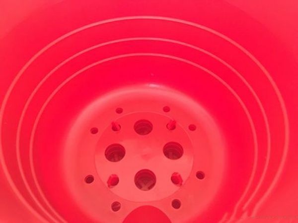 Горшок пластиковый Омела Омела Пастель 1,6 литра круглый 1,6л паприка 