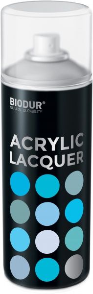 Лак акриловый Biodur бесцветный глянец 400 мл