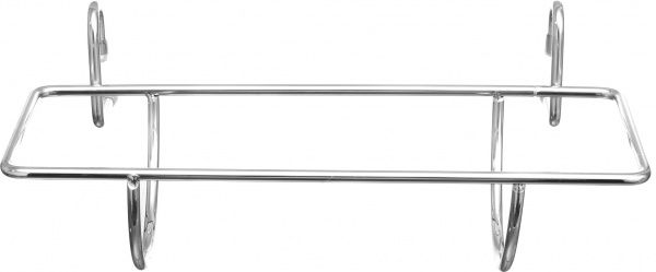 Полка на рейлинг Flamberg для бумажных полотенец 300х184х110 мм хром