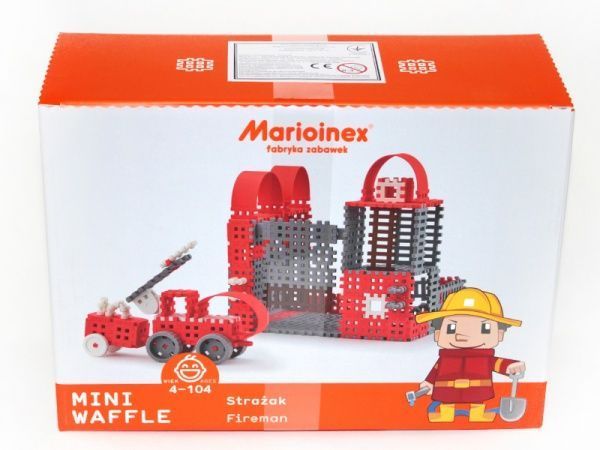 Конструктор Marioinex Mini Waffle Fireman 163 деталей 438972