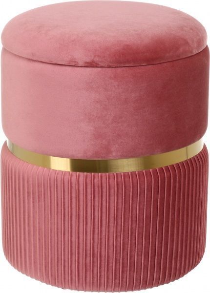 Сундук-пуф Bernard 31,5х31,5х38 см роуз голд 