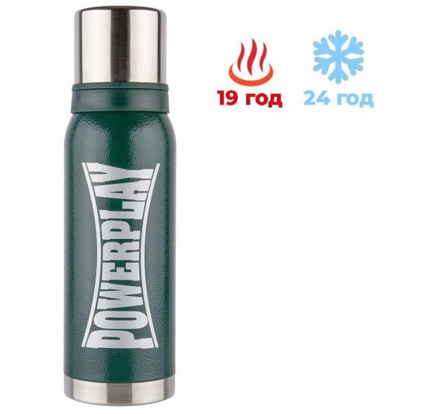 Термос 1200 мл зеленый 9001 PowerPlay