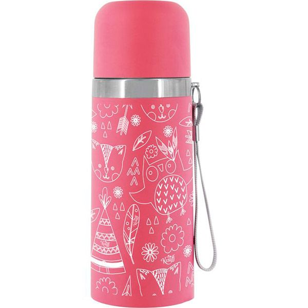 Термос 350 мл розовый 26-178-061 Krauff