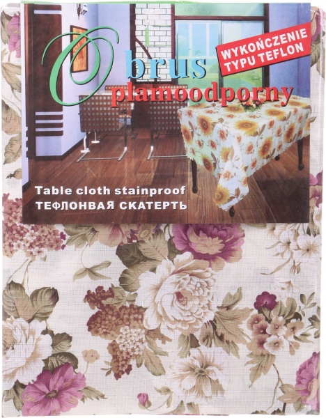 Скатерть тефлоновая 120x150 см разноцветный 