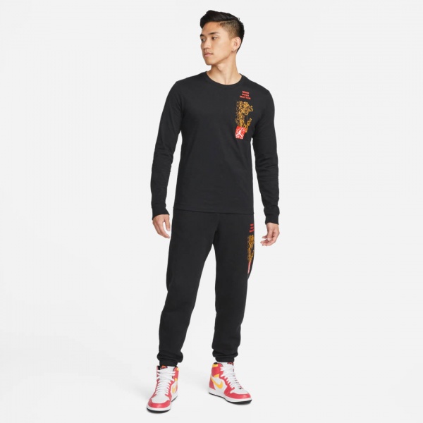 Футболка Nike M J MNTN LS CREW DC9785-010 р.L чорний