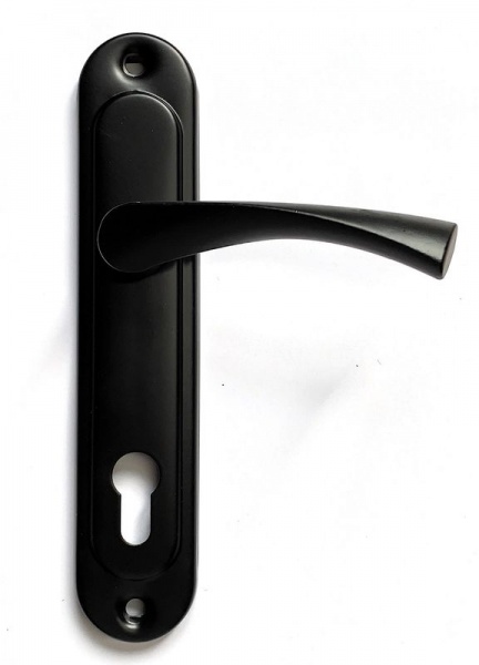 Ручка на планке Aspect РП-85.23 без замка 85 мм черный