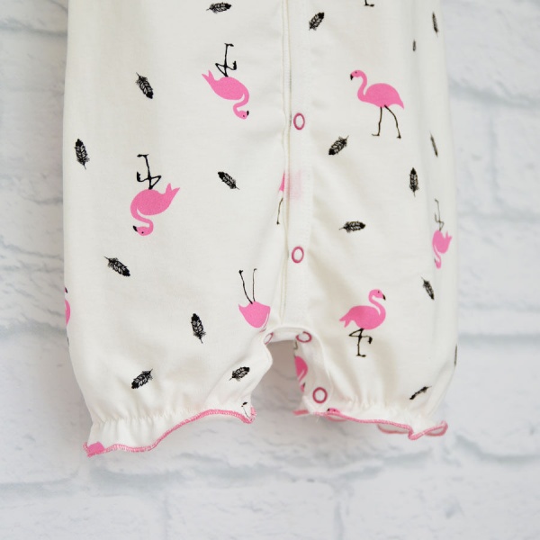 Песочник для девочки Blanka Фламинго р.86 белый 12991 