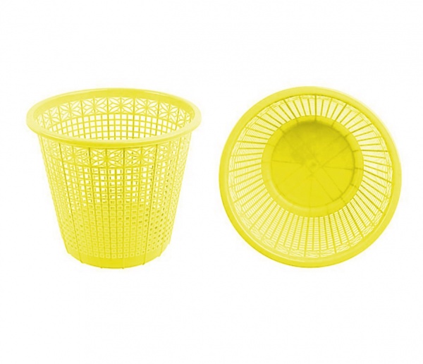 Корзина для бумаги Сетка желтый 