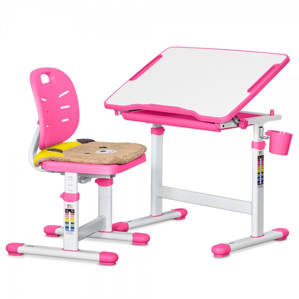Комплект парта и стул Evo-kids Evo-06 Ergo Pink