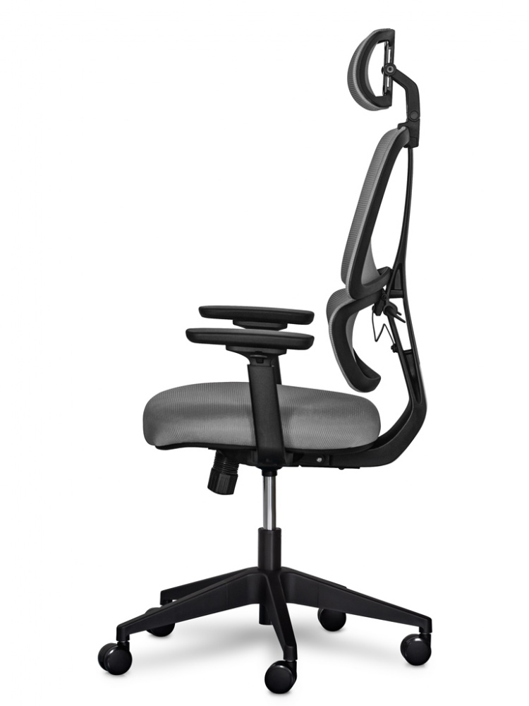 Крісло Mealux Leo Air Dark Grey (Y-543 KBG) сірий