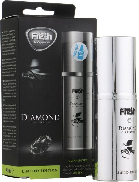 Ароматизатор спрей Fresh Diamond Ultimate Silver 94634