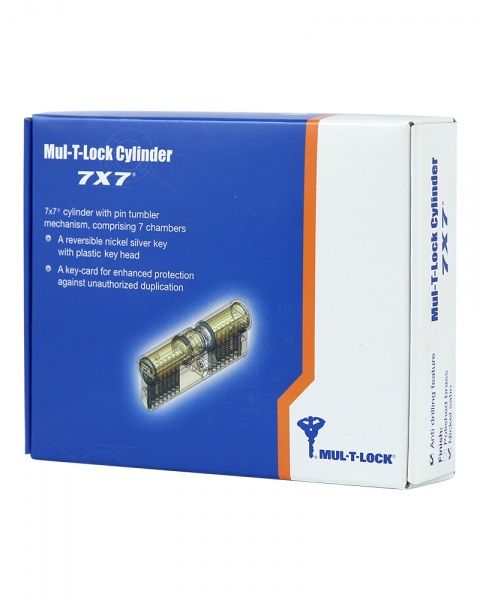 Цилиндр Mul-T-Lock INTERACTIVE 55x50 ключ-вороток 105 мм никель
