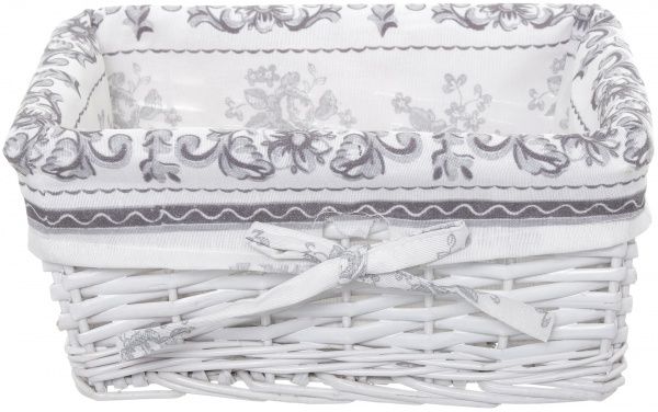 Кошик плетений з текстилем 30x20x13 см HQ13-53AB-5 