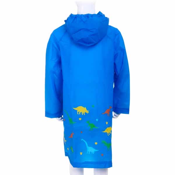 Дождевик для мальчика Susino Динозавры р.90 голубой RP213 M (90-110)