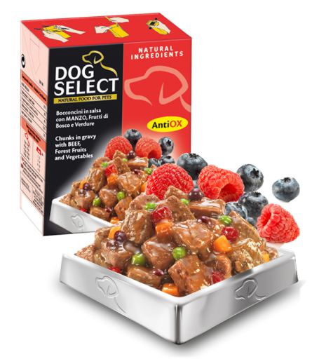 Консерва для взрослых собак для всех пород PetSelect Adult Мясо, фрукты и овощи 375 г