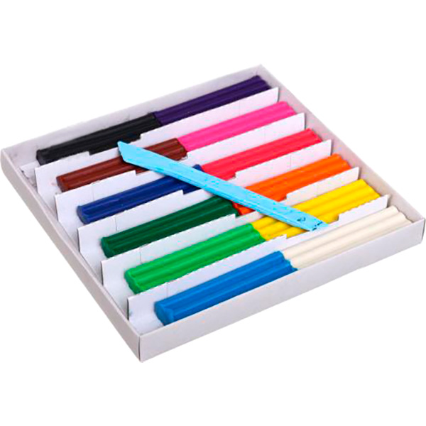 Пластилін восковий 12 кольорів 144 гр Good Li