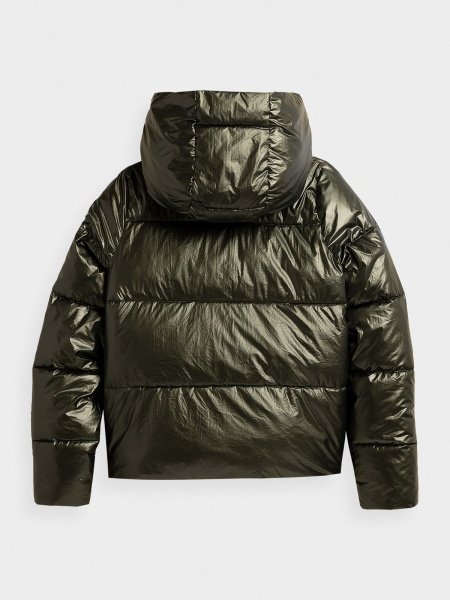 Пуховик 4F D4Z21-KUDP202-43S р.XL зелений