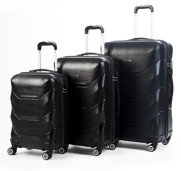 Валіза 70 л чорний MCS V300 на 4 колесах M 24